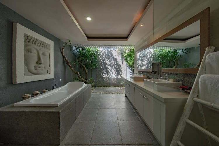 Pavimenti bagno stile zen