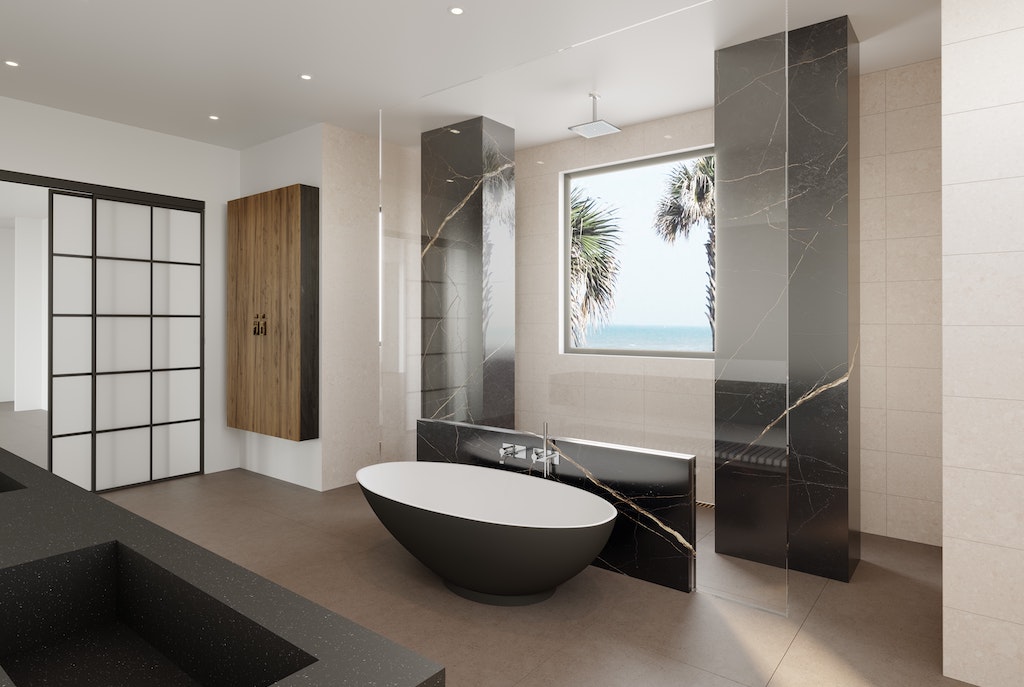 Bagno in stile zen